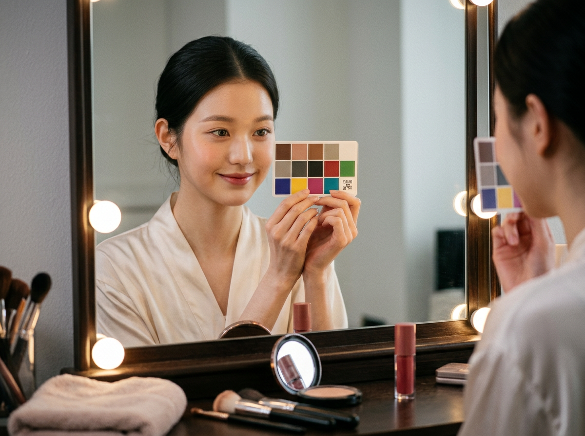 메이크업 후, 톤이 달라졌다